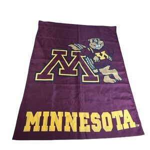 Minnesota Golden Gophers Flag Banner Maroon Gold NCAA Mascot Yard Dorm Decor
